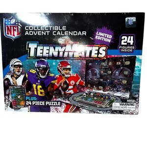 Teeny Mates NFL Collectors christmas  Advent Calendar Limited edition 24 figures